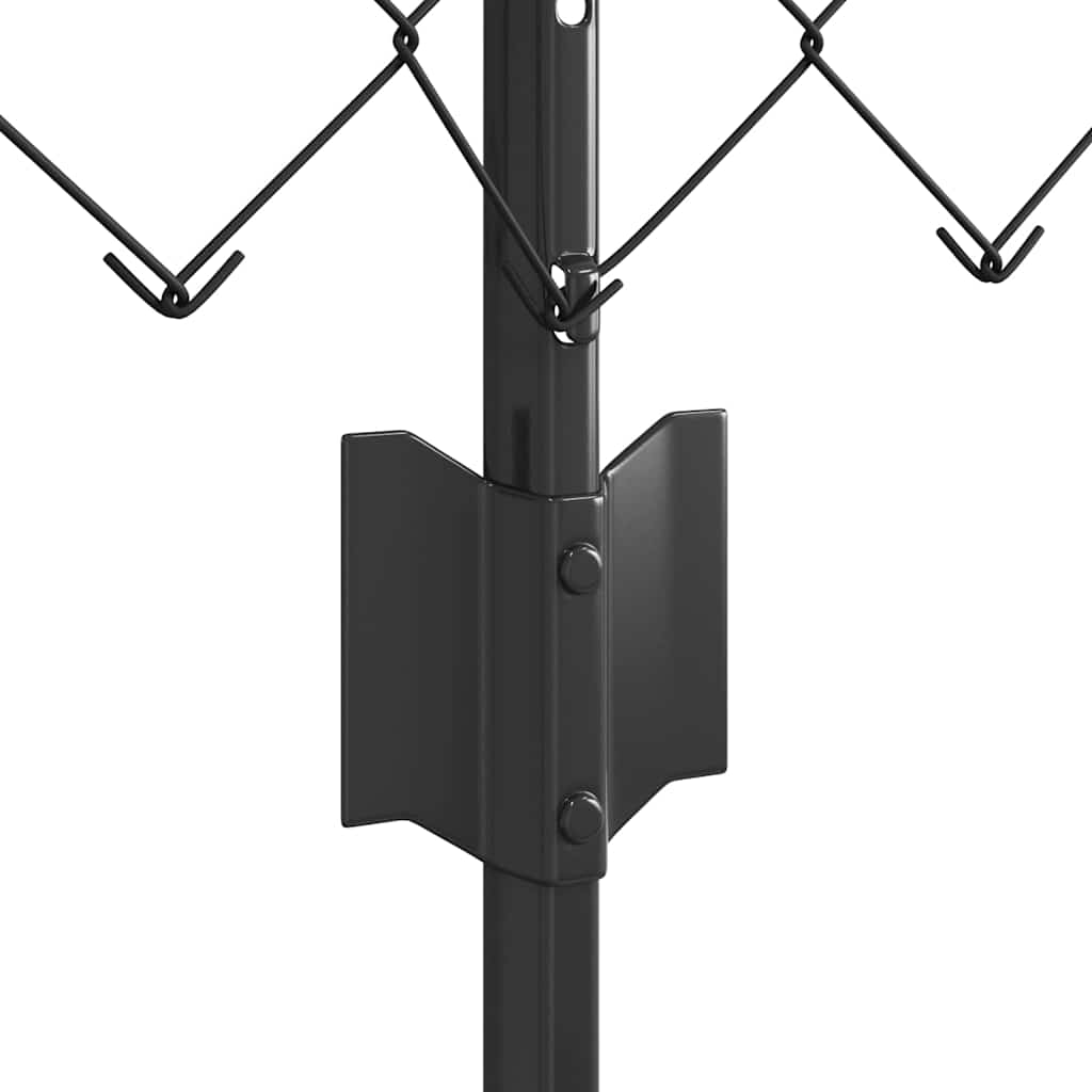 vidaXL Σετ Περίφραξης Κήπου Σετ 2 Γκρι Γαλβανισμένο Ατσάλι 25 x 0.8 μ.