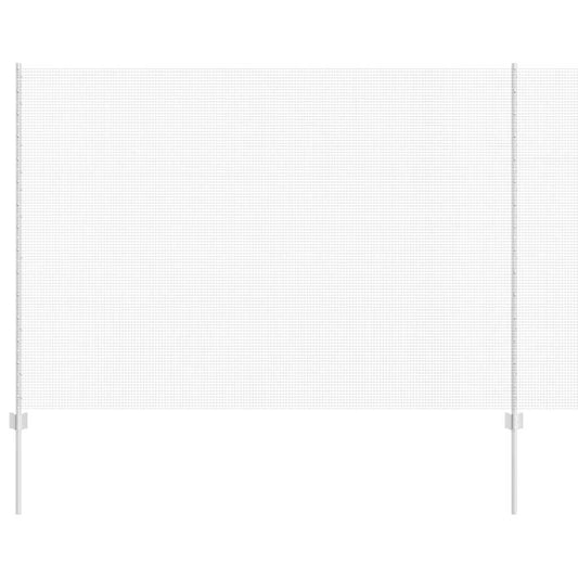 vidaXL Γαλβανισμένος φράχτης με 10 U Posts Ασημί 1.5x10 μ Ατσάλι