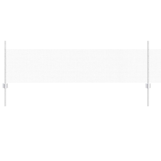 vidaXL Σετ Φράχτη Κοτόπουλου Σετ 2 Γαλβανισμένος χάλυβας 25 x 0.5 m