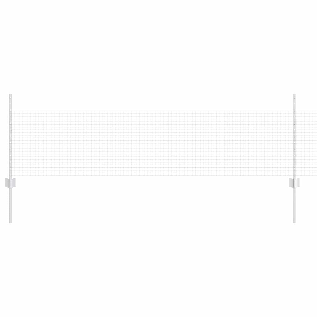 vidaXL Σετ Φράκτη Κήπου Σετ των 2 Γαλβανισμένος χάλυβας 25 x 0.5 μέτρα