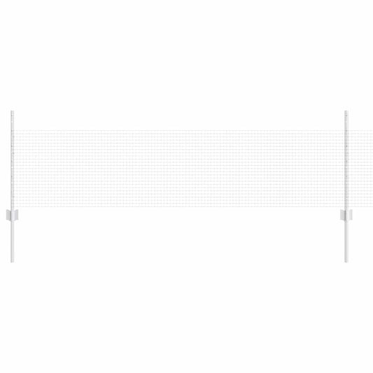 vidaXL Σετ Φράκτη Κήπου Σετ των 2 Γαλβανισμένος χάλυβας 25 x 0.5 μέτρα