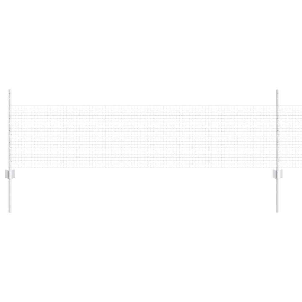 vidaXL Σετ Φράχτη Σετ 2 τεμαχίων Γαλβανισμένος χάλυβας 25 x 0.5 μ