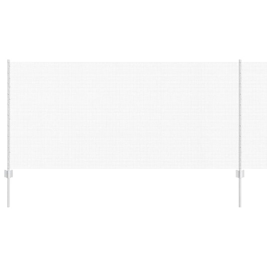 vidaXL Γαλβανισμένος φράχτης με 22 Υ posts Ασημί 1x25 μ. από ατσάλι