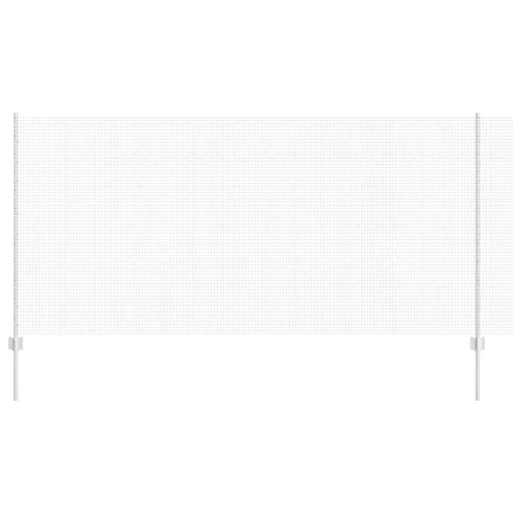 vidaXL Γαλβανισμένο Φence με 22 U Posts Ασημί 1.2x25 μ Μεταλλικό