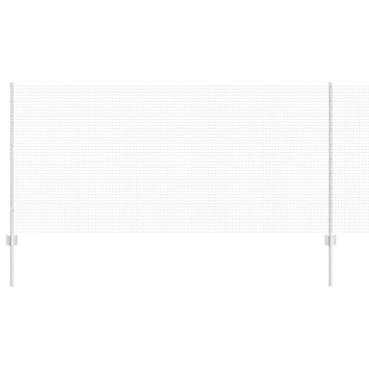 vidaXL Γαλβανισμένος Φράκτης με 44 U Posts Ασημένιος 1x50 μ Χάλυβας