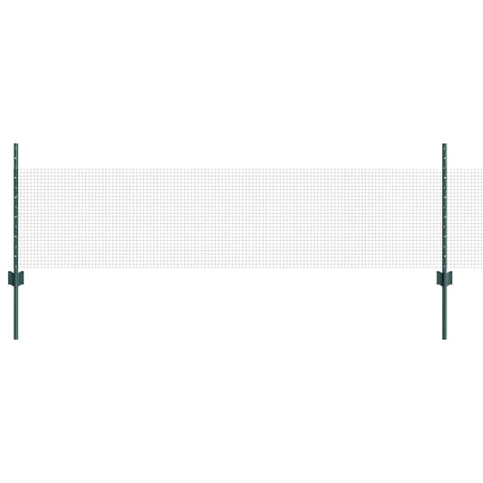 vidaXL Σετ Περίφραξης από Συρματόπλεγμα κοτόπουλου Σετ 2 Πράσινο Μεταλλικό