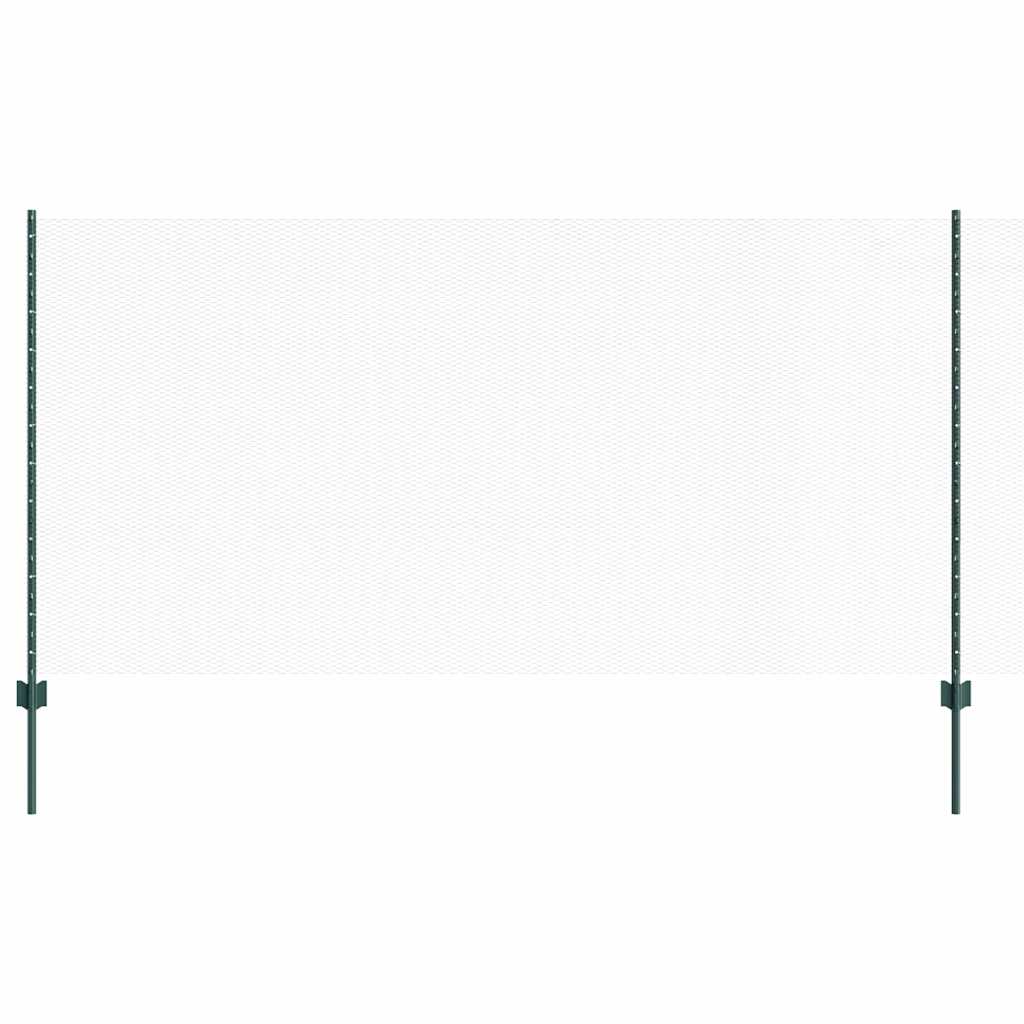 vidaXL Εξαγωνική Φράχτη με Στύλο 100 x 1,2 μ PVC-Επικαλυμμένο Ατσάλι