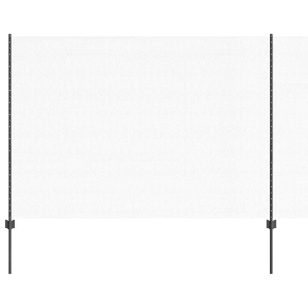 vidaXL Εξαγωνική Φράχτη με Στύλο 10 x 1,5 m PVC-Επικαλυμμένο Ατσάλι