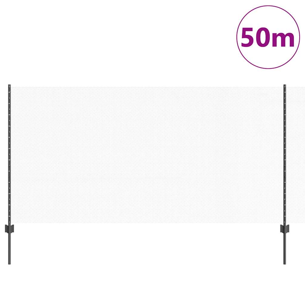 vidaXL Στήλες Φράχτη 22 τεμ U-Κανάλι Γκρι 120 εκ Ατσάλι