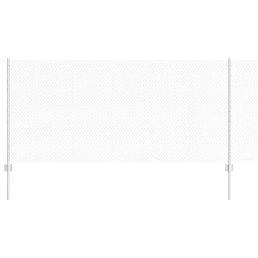 vidaXL Τείχος και Πόστ Ασημί 1 x 10 m Ατσάλι