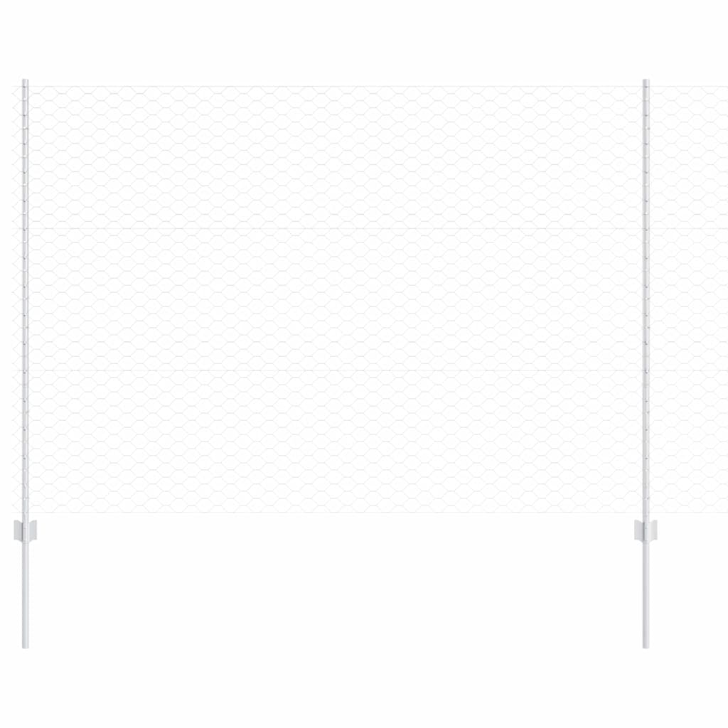 vidaXL Στυλοί Φράχτη 22 τεμάχια U-Channel 150 εκ Γαλβανισμένο Ατσάλι