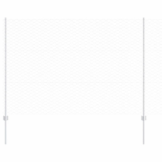 vidaXL Στυλοί Φράχτη 22 τεμάχια U-Channel 150 εκ Γαλβανισμένο Ατσάλι