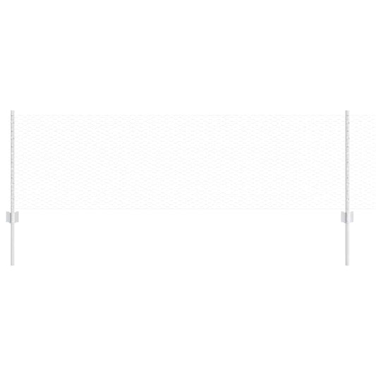 vidaXL Τείχος και Πόστ Ασημί 0,6 x 100 μ Ατσάλι