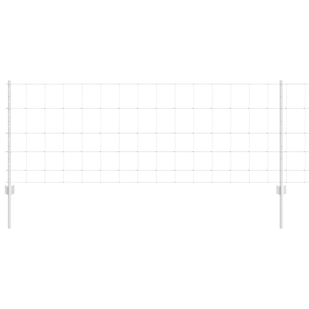 Ακροφύσια Φράχτη vidaXL 11 τμχ U-Channel 80 εκ Γαλβανισμένος Χάλυβας