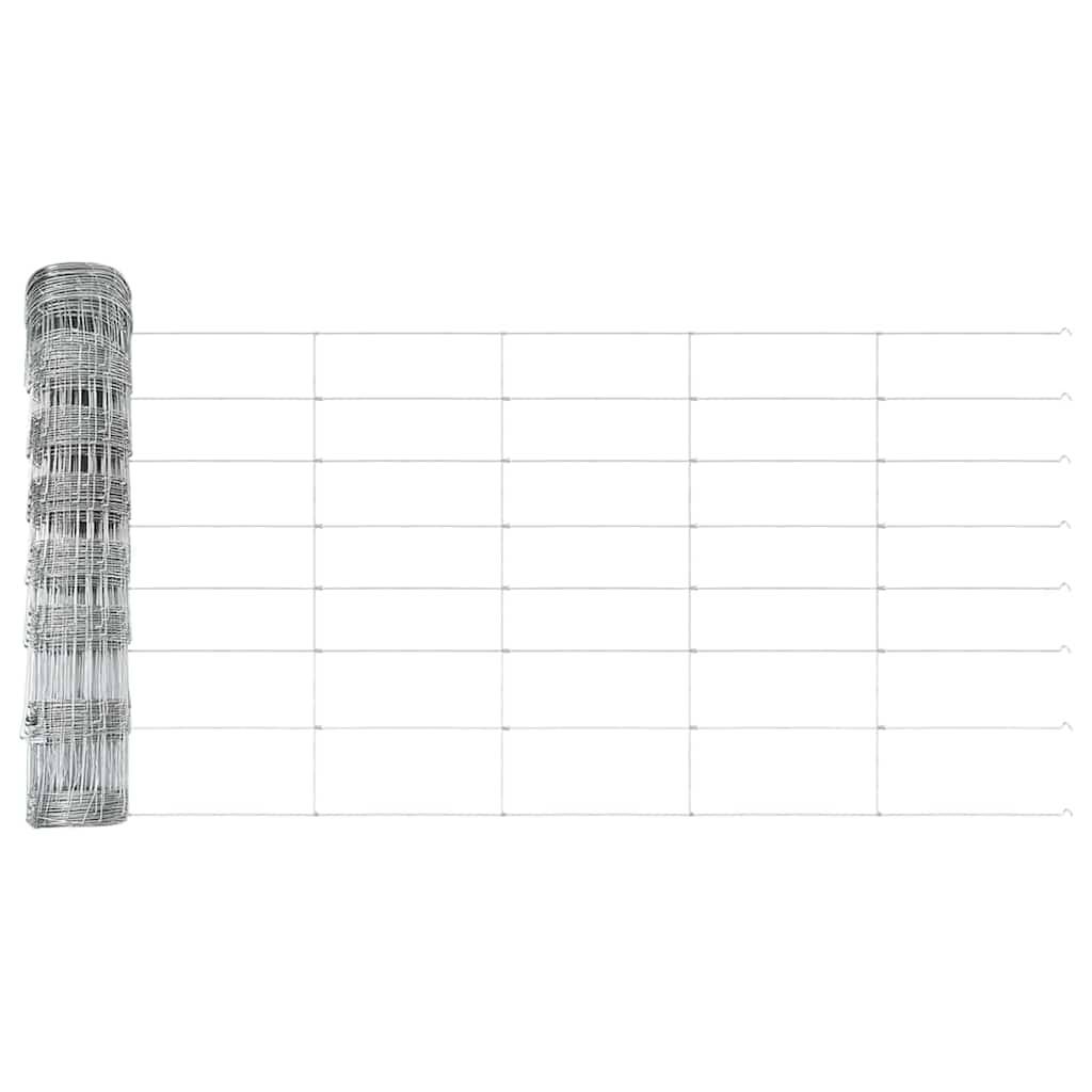 vidaXL Στηρίγματα Φράξεων 11 τεμάχια U-Channel 80 εκ. Γαλβανισμένο Ατσάλι