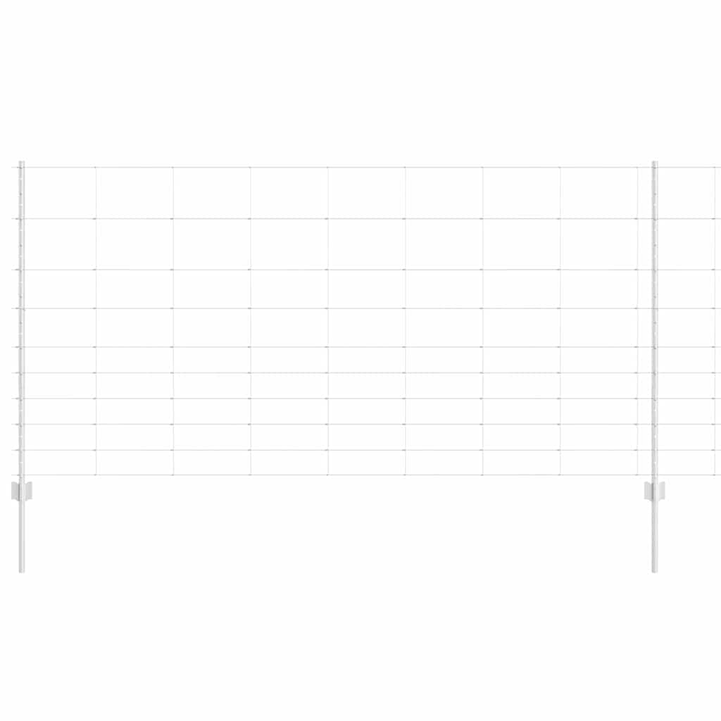 vidaXL Στηρίγματα Φράχτη 22 τεμ U-Channel 120 εκ Γαλβανισμένος Χάλυβας