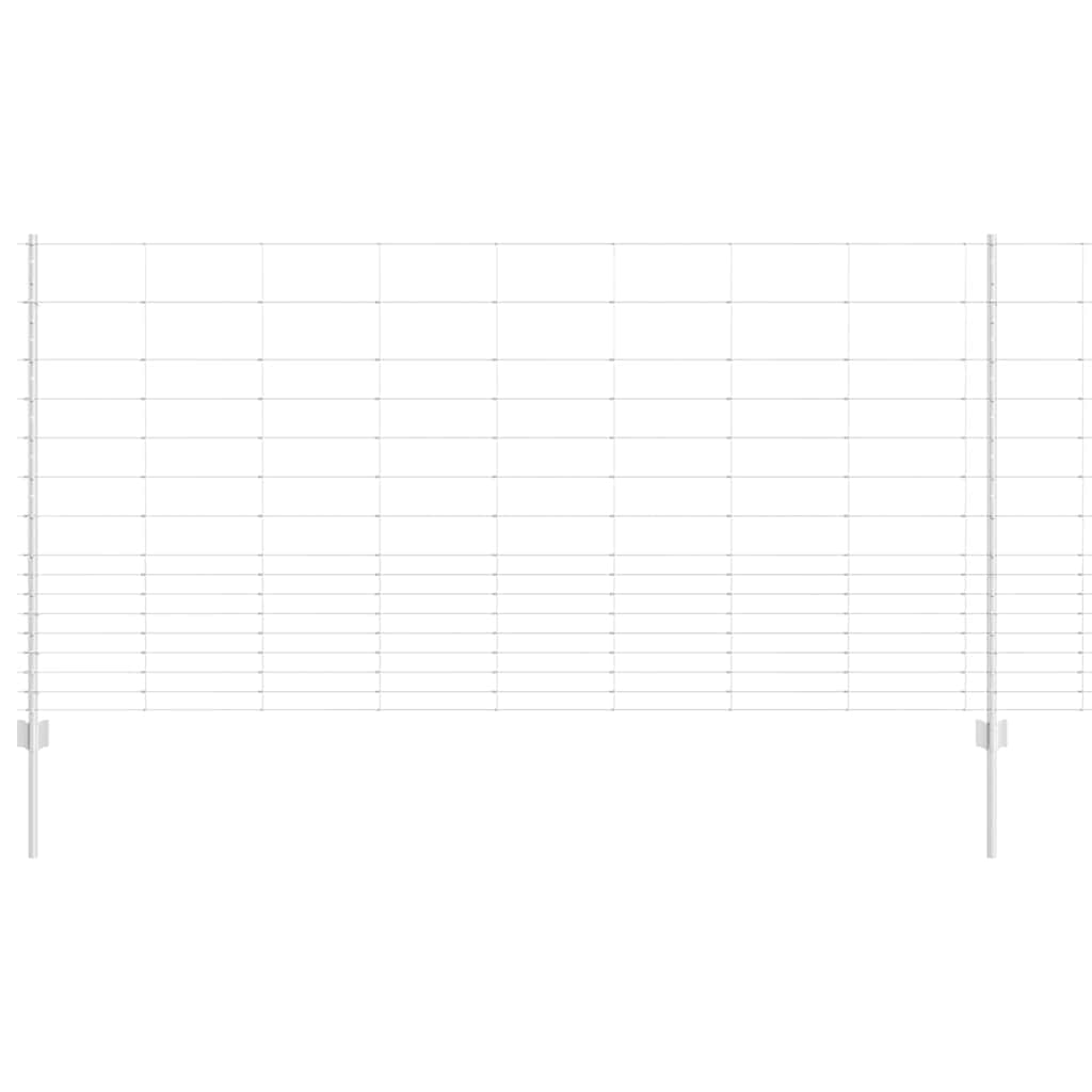 Φράκτες vidaXL 22 τμχ U-Channel 120 εκ Γαλβανισμένο Ατσάλι