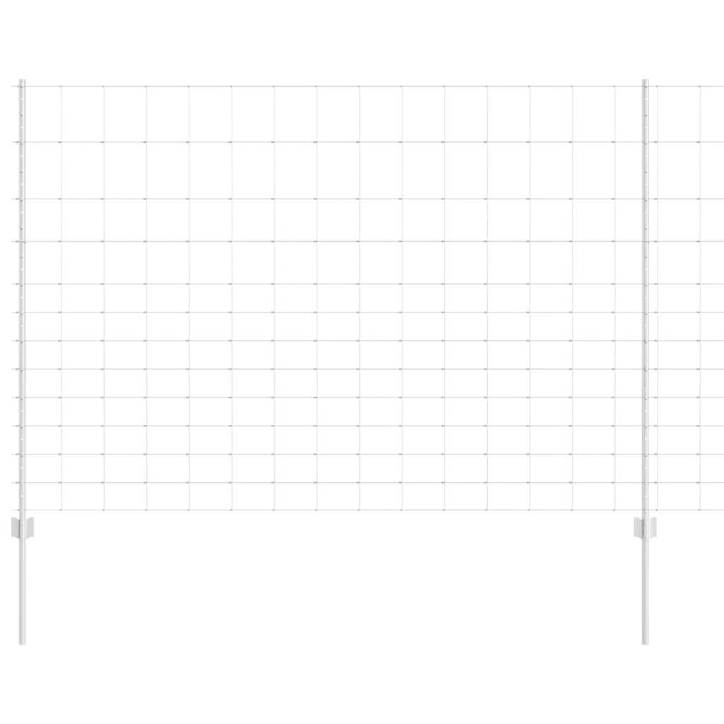 vidaXL ΦENCE 22 τμχ U-Channel 150 cm Γαλβανισμένος Χάλυβας