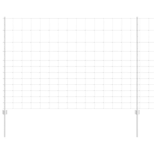 vidaXL ΦENCE 22 τμχ U-Channel 150 cm Γαλβανισμένος Χάλυβας