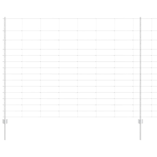 vidaXL Σημεία Φράχτη 22 τεμ U-Channel 160 εκ Γαλβανισμένος Χάλυβας