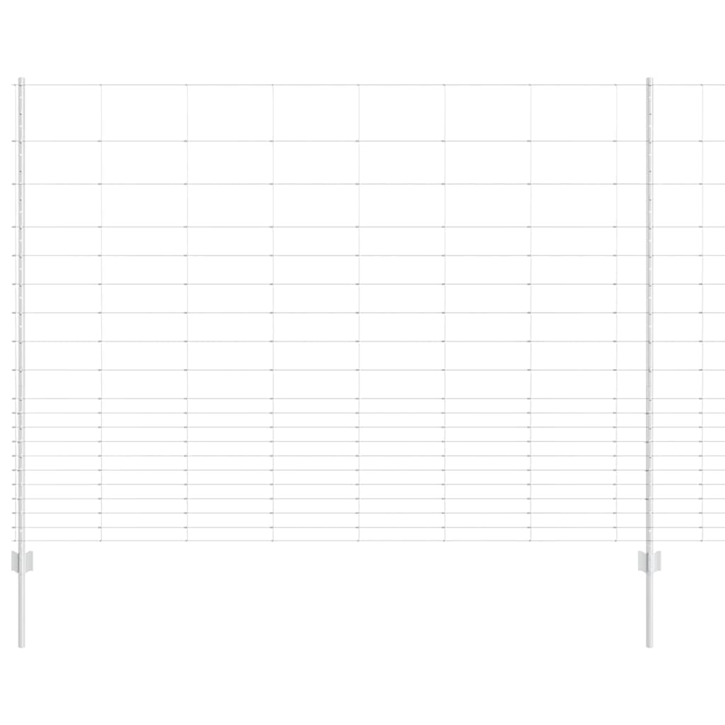 vidaXL Πόλοι Φράχτη 22 τμχ U-Channel 160 εκ Γαλβανισμένο Ατσάλι