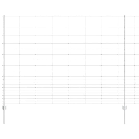 vidaXL Πόλοι Φράχτη 22 τμχ U-Channel 160 εκ Γαλβανισμένο Ατσάλι
