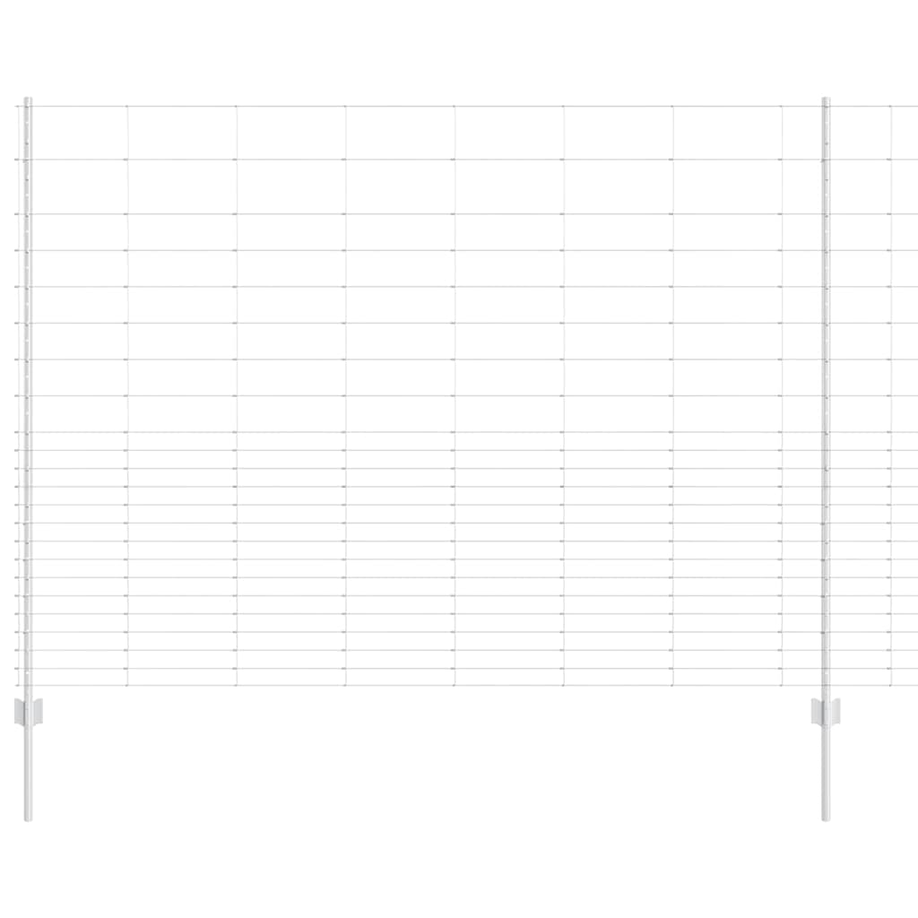 vidaXL Στύλοι Φράχτη 22 τεμ U-Channel 160 εκ Γαλβανισμένος Χάλυβας