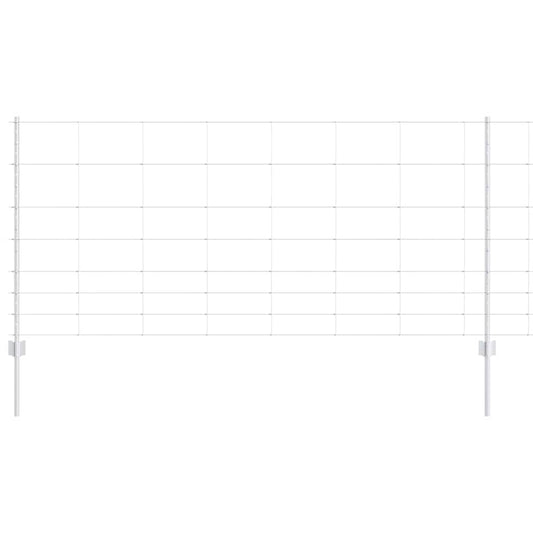 Πόλο Περίφραξης vidaXL 22 τμχ U-Channel 100 εκ Γαλβανισμένο Ατσάλι