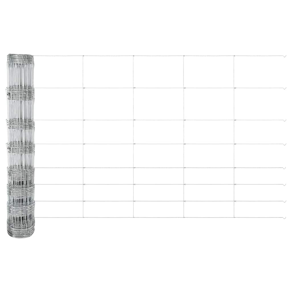 Πόλο Περίφραξης vidaXL 22 τμχ U-Channel 100 εκ Γαλβανισμένο Ατσάλι