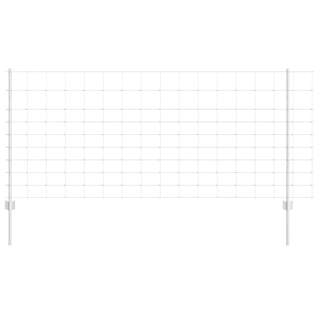 vidaXL Στηλοί Φράχτη 22 τεμ U-Channel 100 εκ Γαλβανισμένο Ατσάλι