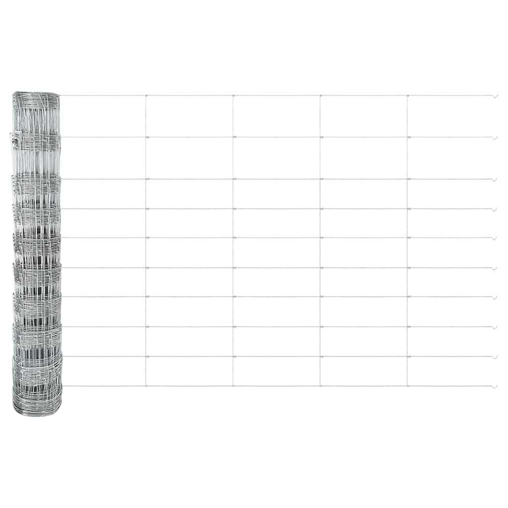 vidaXL Φερόντες Φράχτη 22 τεμ U-Channel 100 εκ Γαλβανισμένο Ατσάλι