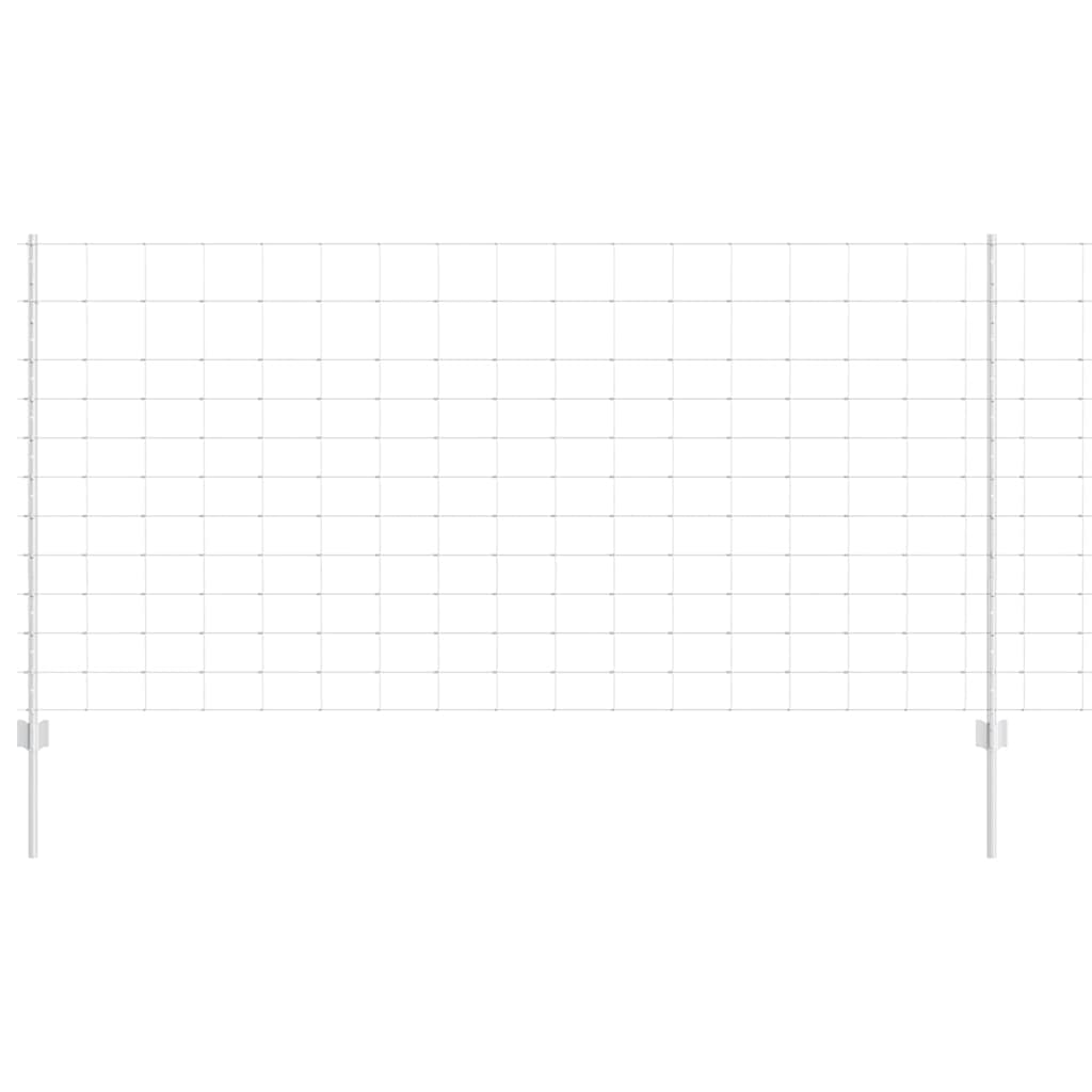 vidaXL Στήριγμα Φράγματος 22 τεμάχια U-Channel 120 εκ Γαλβανισμένος Χάλυβας