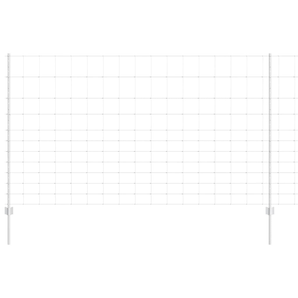 Πόστα Περίφραξης vidaXL 22 τεμ U-Channel 140 εκ Γαλβανισμένο Ατσάλι