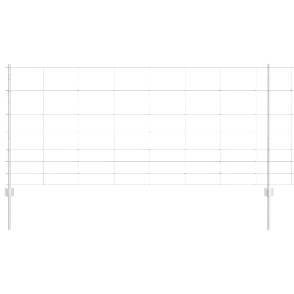 vidaXL Πόρτες Φράκτη 22 τεμ U-Channel 100 εκ. Γαλβανισμένο Ατσάλι