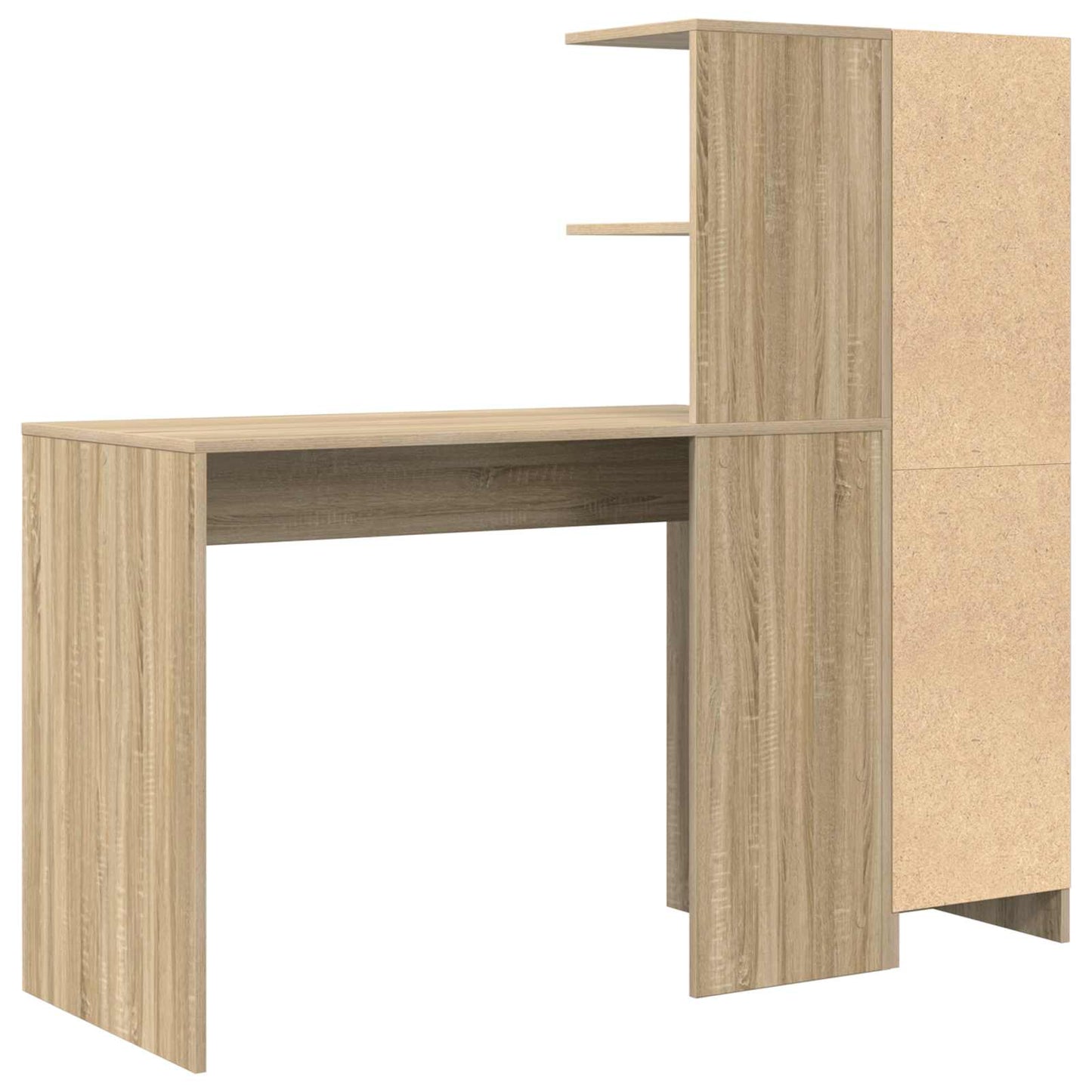 vidaXL Γραφείο Δρύς Sonoma 133.5 x 50 x 124 εκ. 2 τμχ.