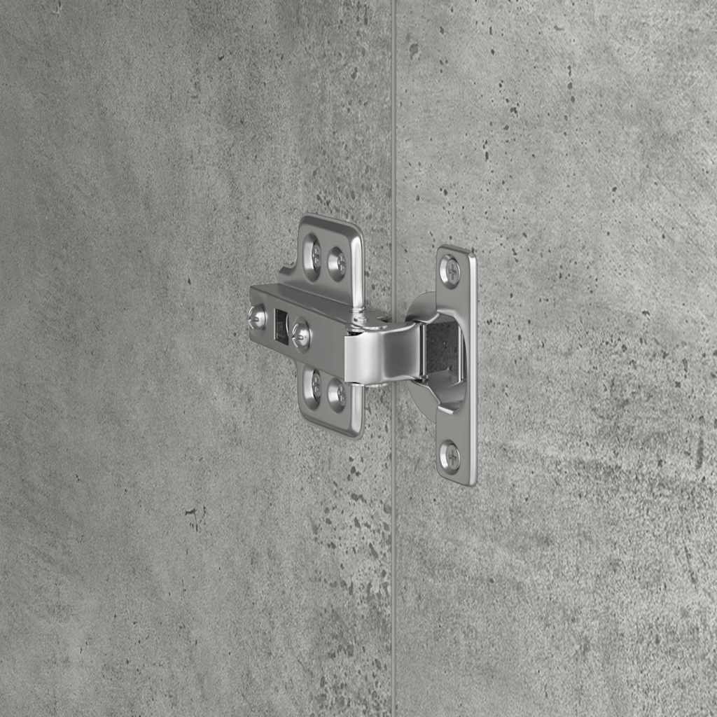 vidaXL Γραφείο 2 pcs Σκυρόδεμα Γκρι