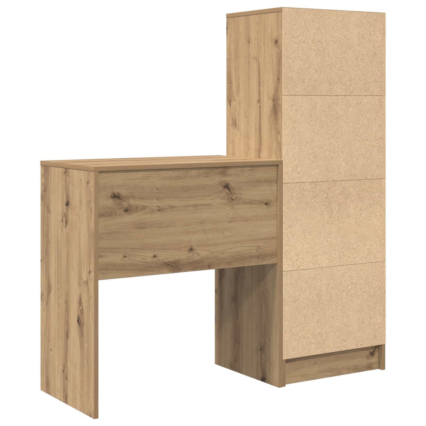 vidaXL Γραφείο Artisan Oak 115,5 x 40 x 127 εκ 2 τμχ.