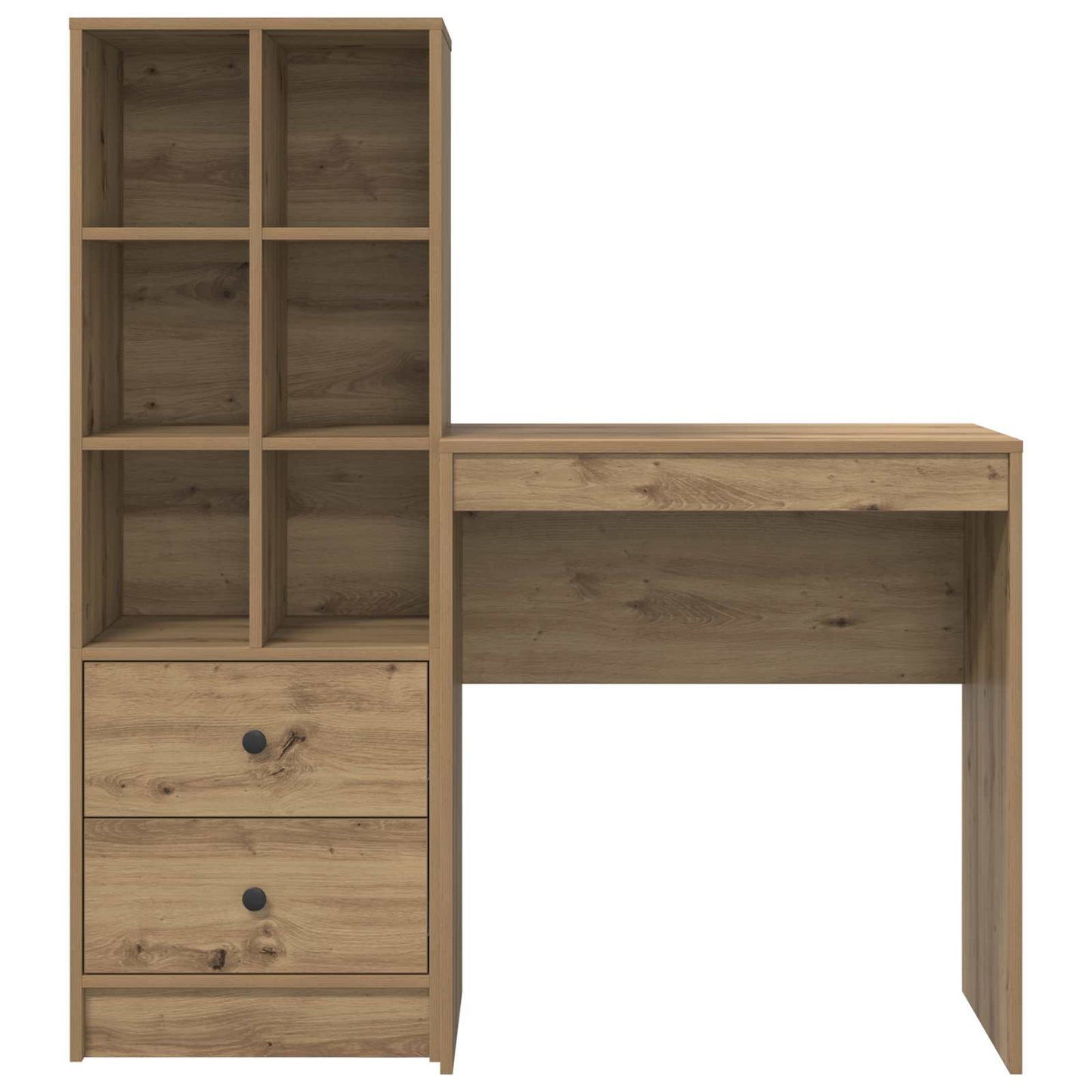 vidaXL Γραφείο Artisan Oak 115,5 x 40 x 127 εκ 2 τμχ.