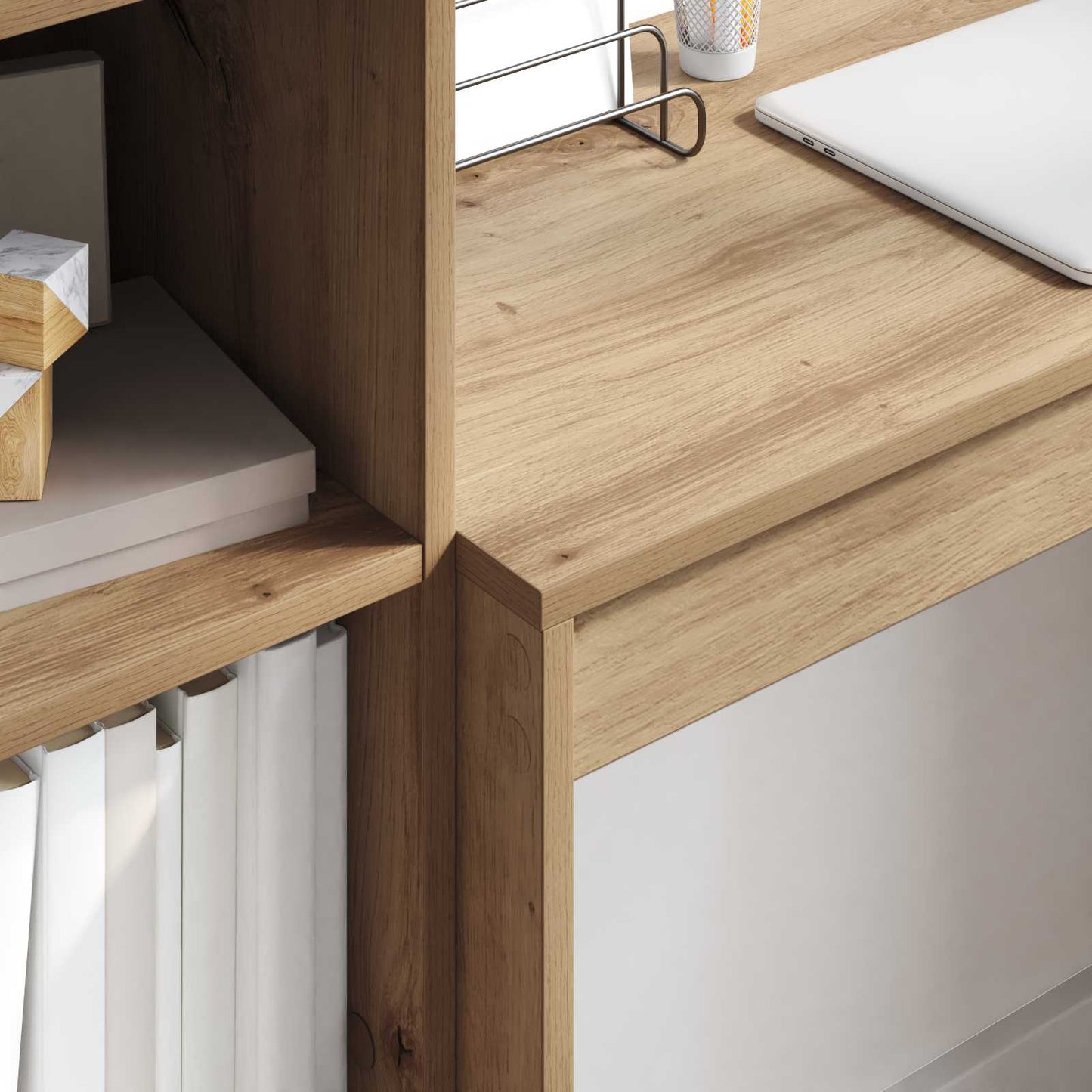 vidaXL Γραφείο Artisan Oak 125,5 x 40 x 127 εκ 2 τμχ.
