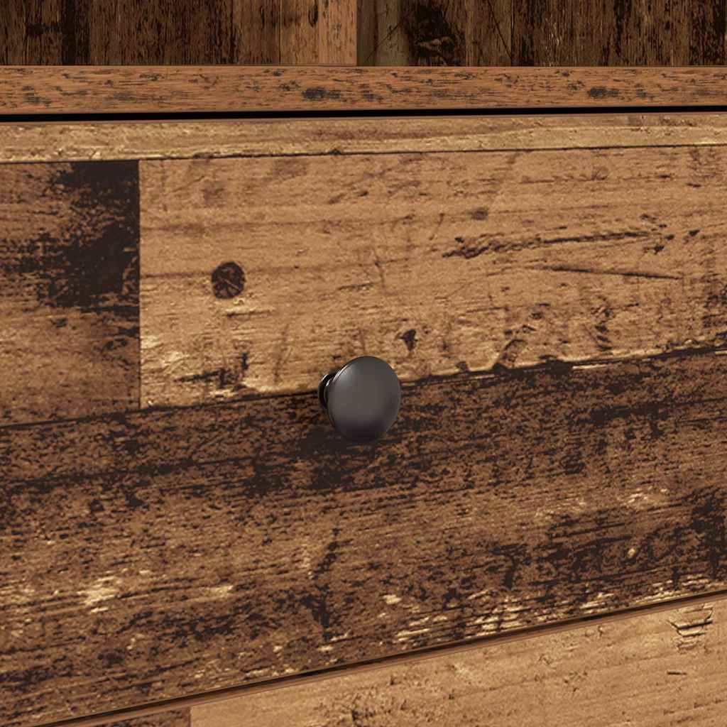 vidaXL Γραφείο με συρτάρι 2 pcs Παλιό ξύλο