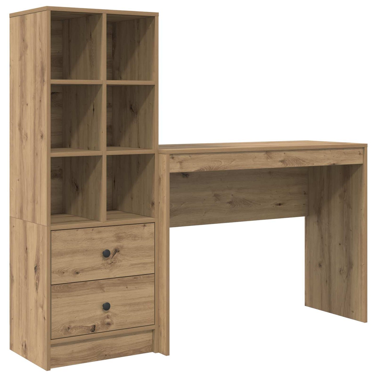 vidaXL Γραφείο Artisan Oak 145,5 x 40 x 127 εκ 2 τμχ.