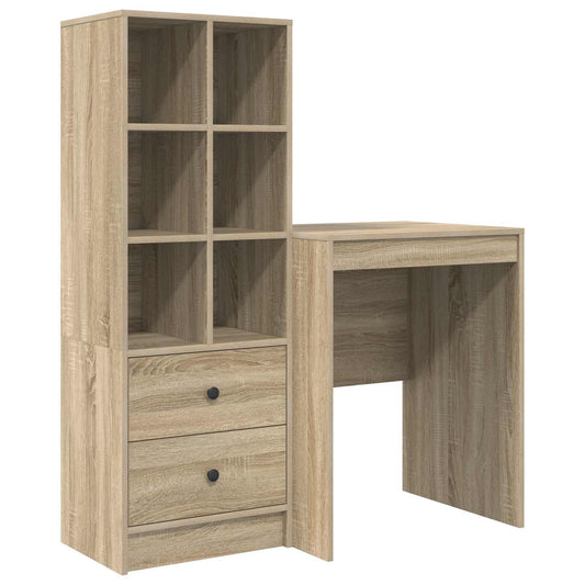 vidaXL Γραφείο Δρύς Sonoma 105,5 x 50 x 127 εκ 2 τμχ.