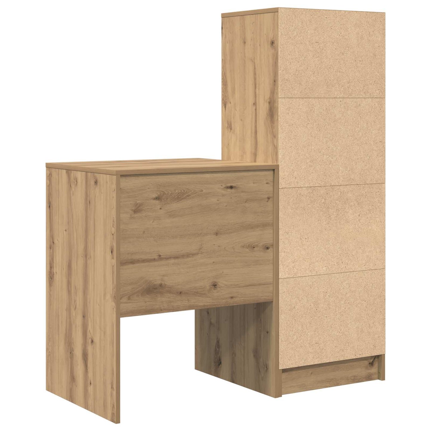 vidaXL Γραφείο Artisan Oak 105,5 x 50 x 127 εκ 2 τμχ.