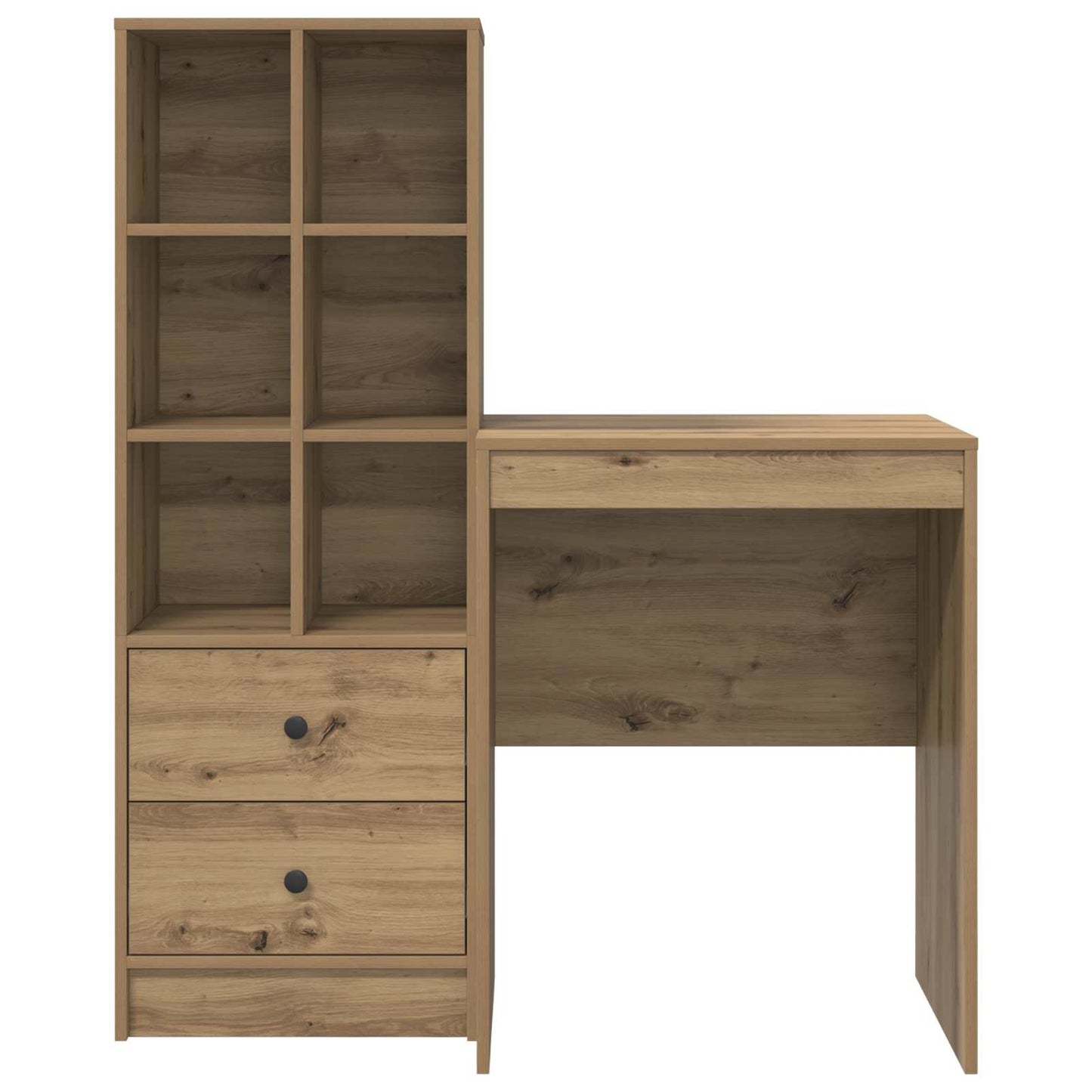 vidaXL Γραφείο Artisan Oak 105,5 x 50 x 127 εκ 2 τμχ.