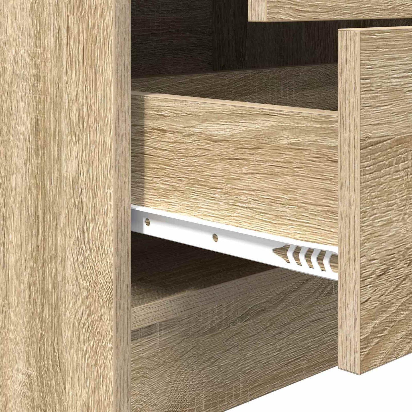 vidaXL Γραφείο Δρύς Sonoma 125,5 x 50 x 127 εκ 2 τμχ.