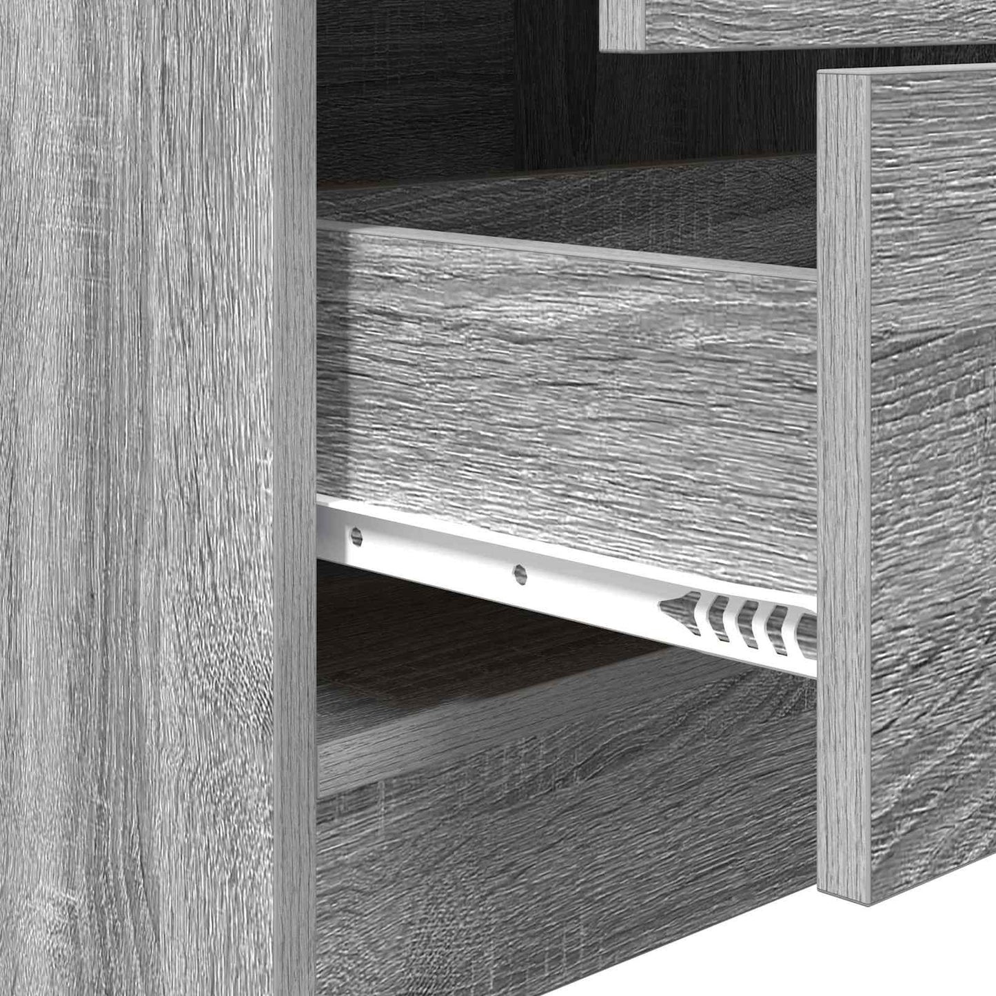 vidaXL Γραφείο Γκρίζο Σονομα 125,5 x 50 x 127 εκ 2 τμχ.