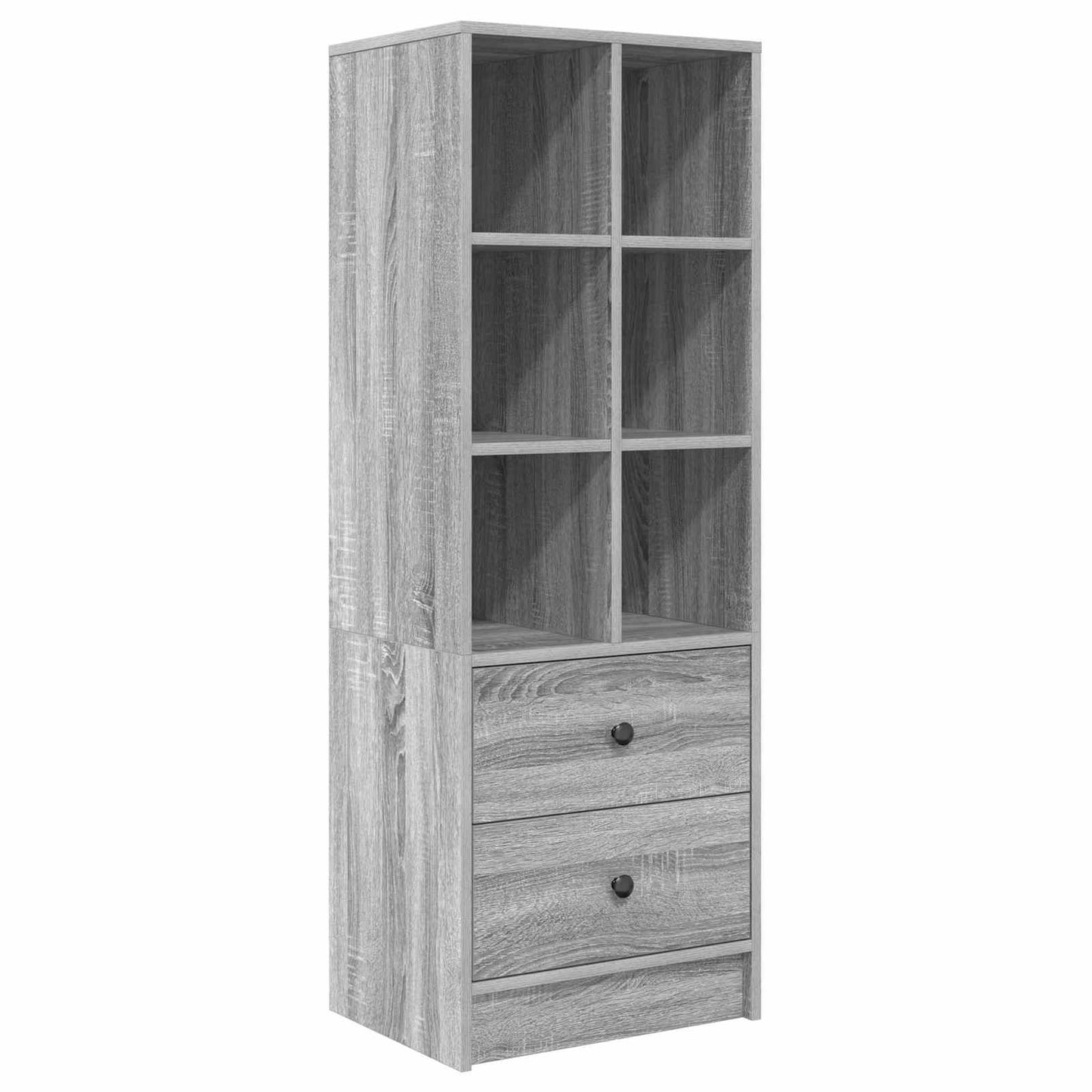 vidaXL Γραφείο Γκρίζο Σονομα 125,5 x 50 x 127 εκ 2 τμχ.