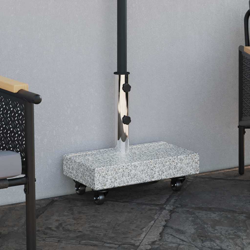 vidaXL Βάση ομπρέλας Γκρι 45 x 25 x 45 εκ. Γρανίτης