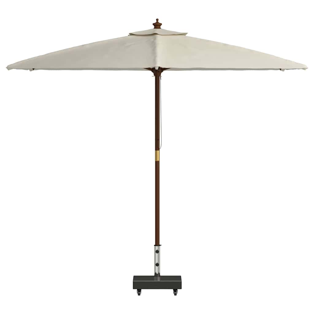 vidaXL Βάση ομπρέλας Μαύρο 45 x 25 x 45 εκ. Γρανίτης