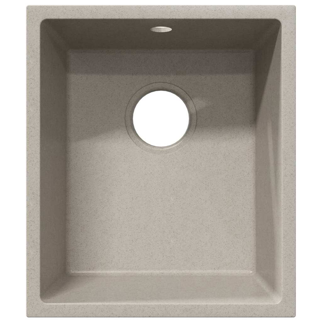 vidaXL Σιντρινο κουζίνας Μπεζ 38 x 44 x 20 εκ. Γρανίτης